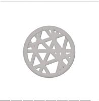 Вентиляционная решетка для ПВХ d-100мм белый мат 1шт НОРД-2