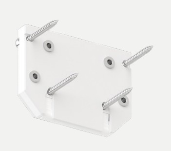 Торцевая заглушка SLOTT Canyon белая 1шт 57.5.3