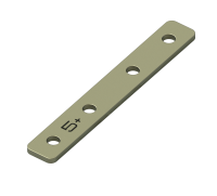 Соединитель прямой 67х9,5х1,5мм (К 5+)