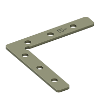 Соединитель угловой 40х40х9,5х1,5мм (К 5+)