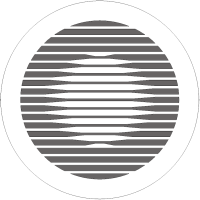 Вентиляционная магнитная решётка КОХ круглая 125мм белая 1шт Линии-52