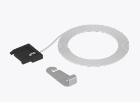 Подвес для теневого профиля с функциональным зазором CLIPS 2м черный 50.14.2