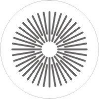 Вентиляционная магнитная решётка КОХ круглая 125мм белая 1шт Линии-30