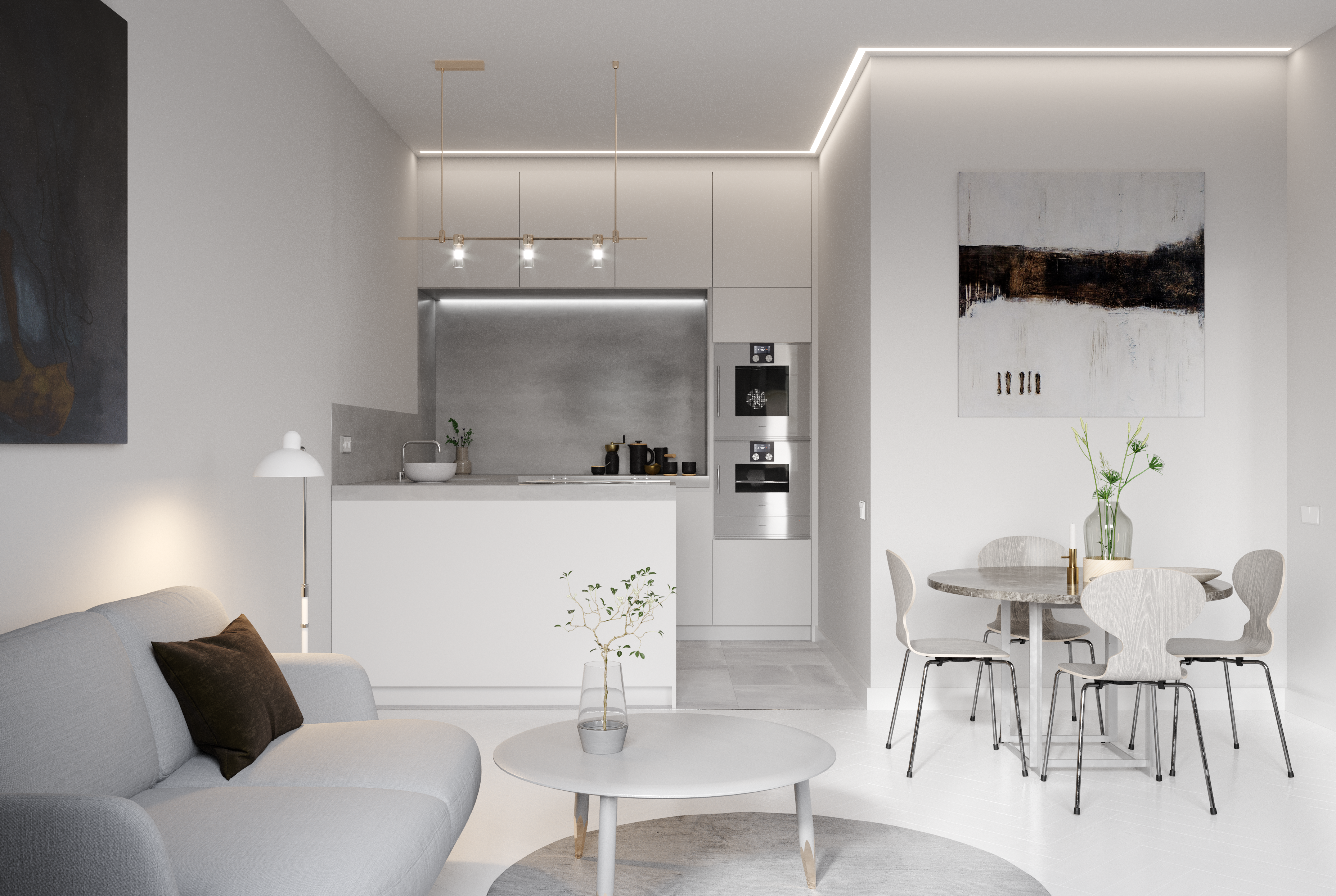 Световая линия SLOTT Line черная 2м 58.1.2