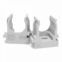 Крепёж - клипса для труб для монтажного пистолета серая в п/э d16 (100шт/1100шт уп/кор) Промрукав