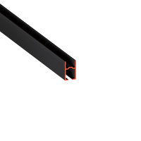 Однорядный карнизный профиль для установки штор и гардин Flexy SHTORKA  2м черный 10175Ч