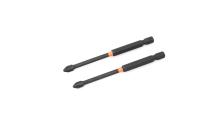 Бита ударная 1/4'', PH2 × 90 мм, 2 шт.