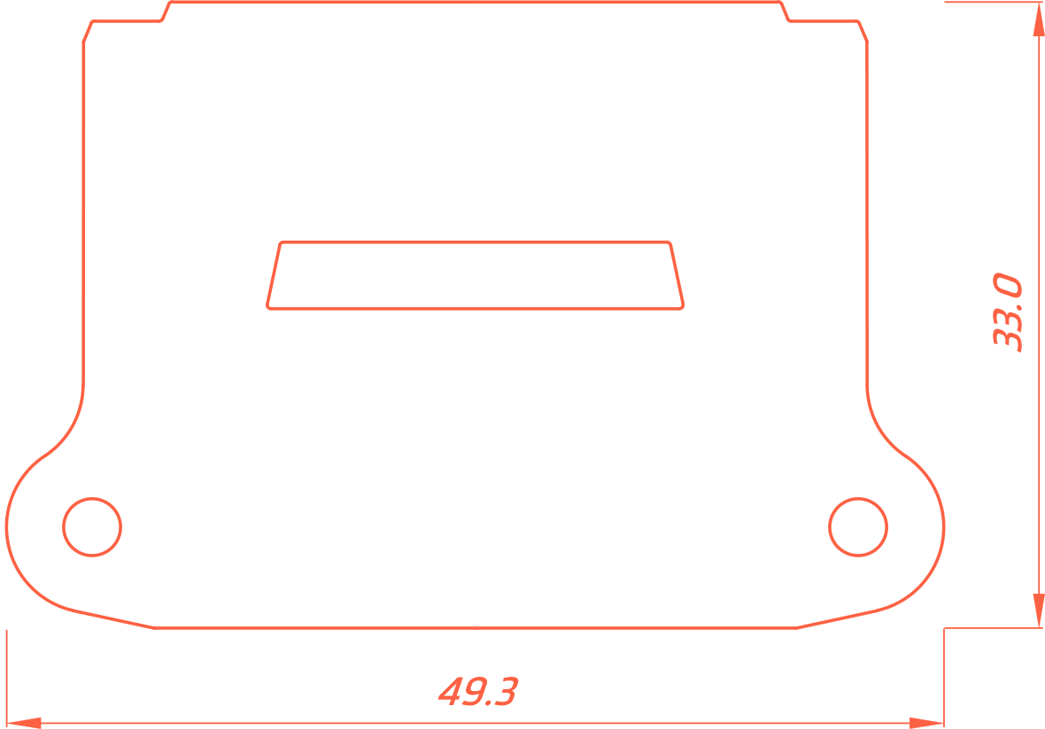 Заглушка торцевая  плоская Flexy TOREC LINE 30M черная