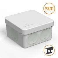 Коробка распределительная 60-0200 для прям. монтажа двухком. безгалогенная (HF) 70х70х40 (150шт/кор)