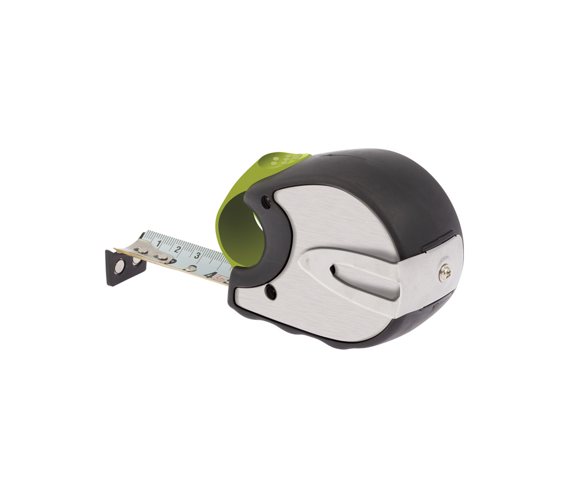 Рулетка металлическая с нейлоновой лентой 5м×25мм ДелоТехники 1шт 101505 