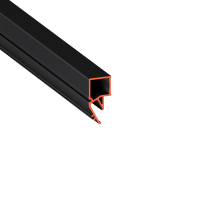 Алюминиевый профиль Flexy EURO 06 2м черный 3347