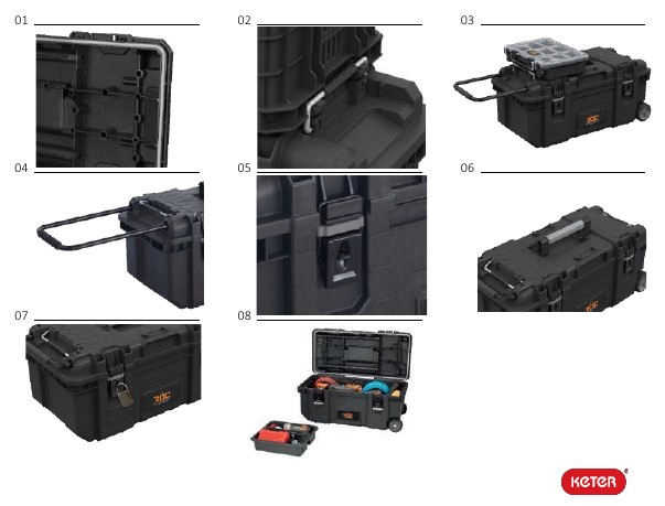  ROC Gear Mobile Job Box 28" Ящик для инструментов