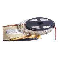 Светодиодная лента HE2835 160 IP20 тепл 17w 24v (2890Lm/m, CRI >80, 10мм, 3М скотч)