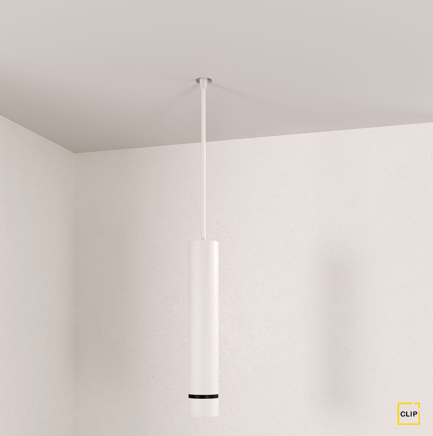 Вывод провода для ткань/ПВХ Clip белый 1шт 00058