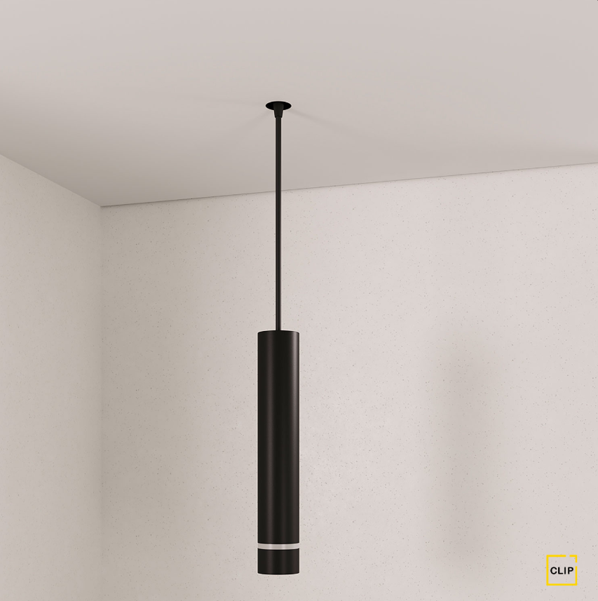 Вывод провода для потолков из ГКЛ Clip черный 1шт 00059