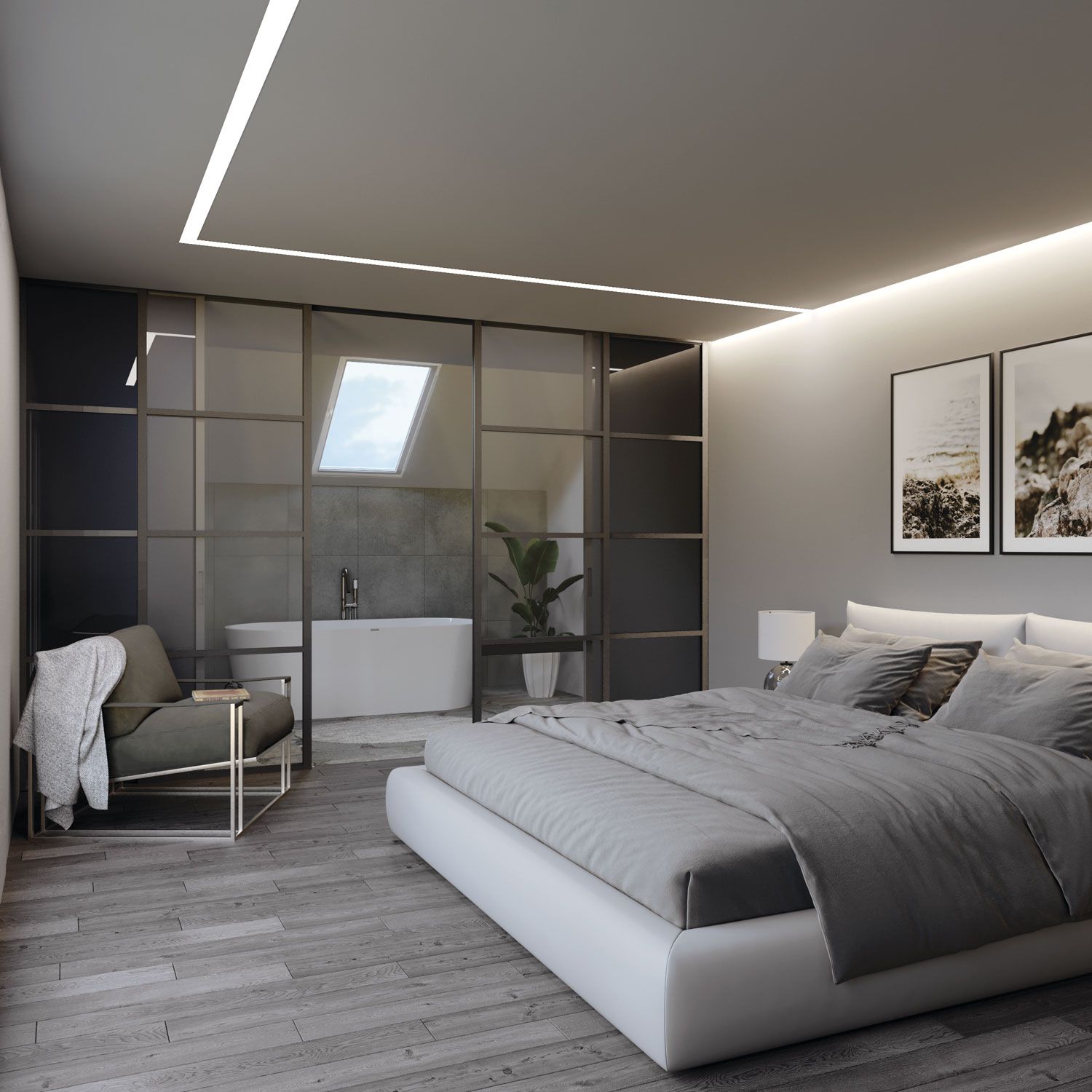 Конструкционный профиль АТОМ 80 белый 