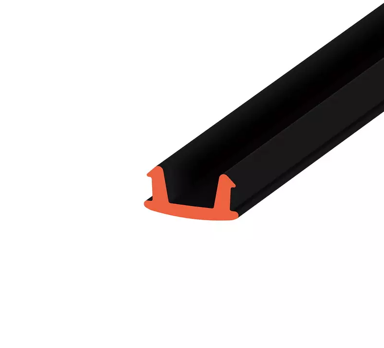 Вставка гарпунная Flexy для гардин 8мм черная 2м Pvc-8Ч