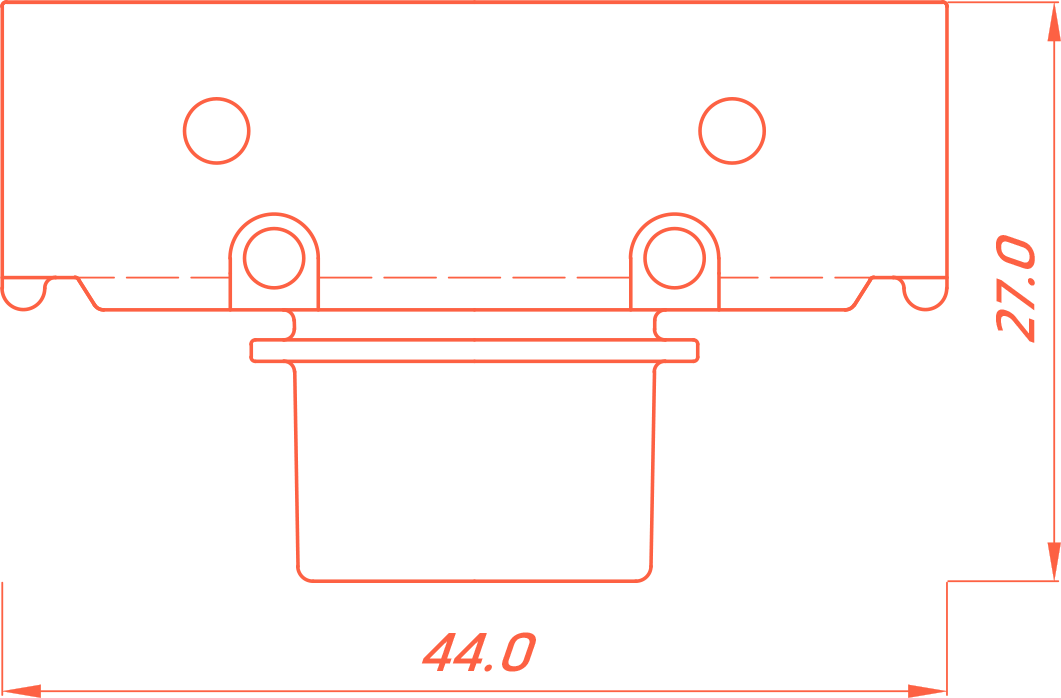 Заглушка торцевая   Flexy IZI KARNIZ 01 черная