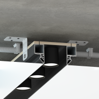 Конструкционный профиль АТОM  черный