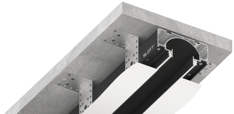 Нишевая световая линия SLOTT 35, черная