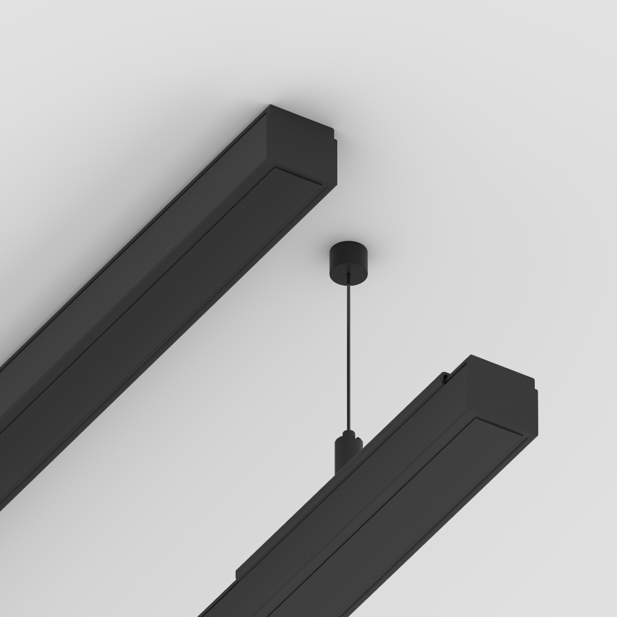 Трек накладной или подвесной POWERLINE SP 2м черный 25.01.2001