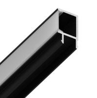 Вставка в конструкционный профиль для формирования горизонт подсветки MADERNO черный 2м 66.13.2