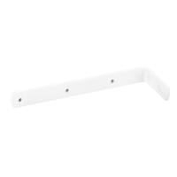 Кронштейн стеновой 15 см, белый