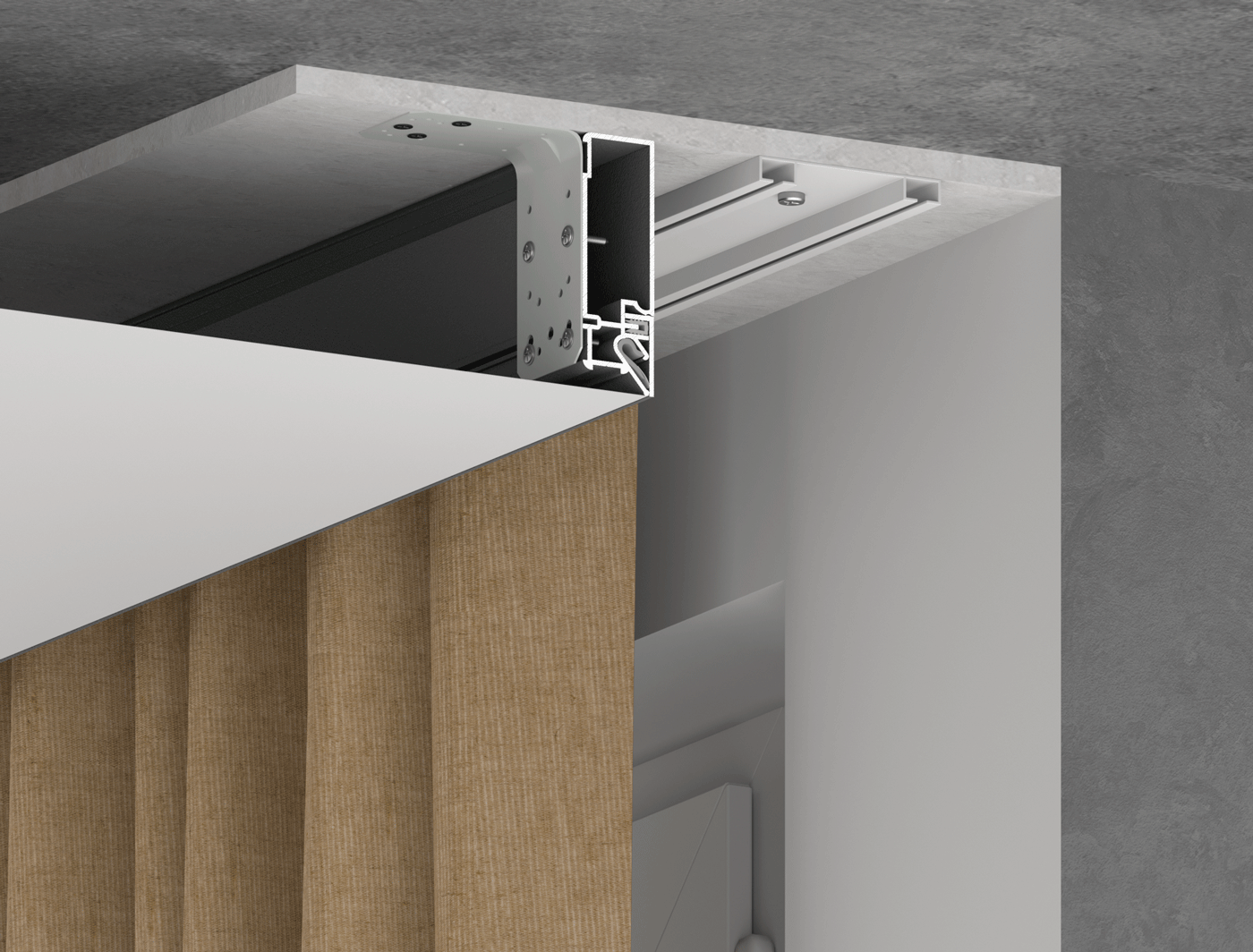 Конструкционный профиль АТОМ 80 черный 