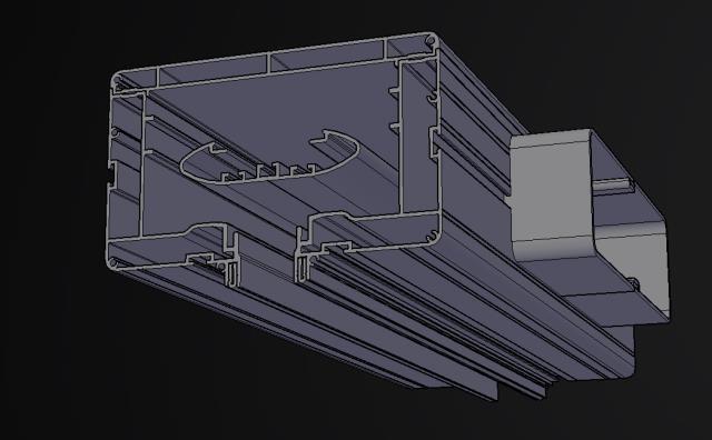 Щелевой диффузор OPTIMА 1000, черный