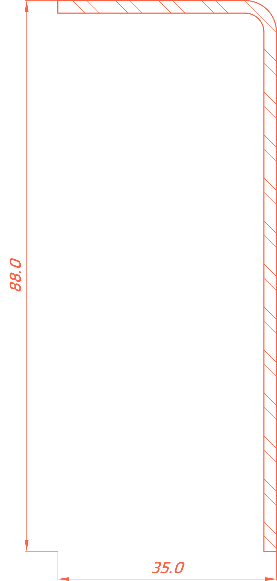 Уголок монтажный Flexy 1 шт Ugolok 01