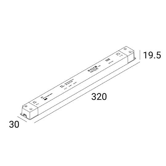 LED БЛОК ПИТАНИЯ LINEAR 100Вт