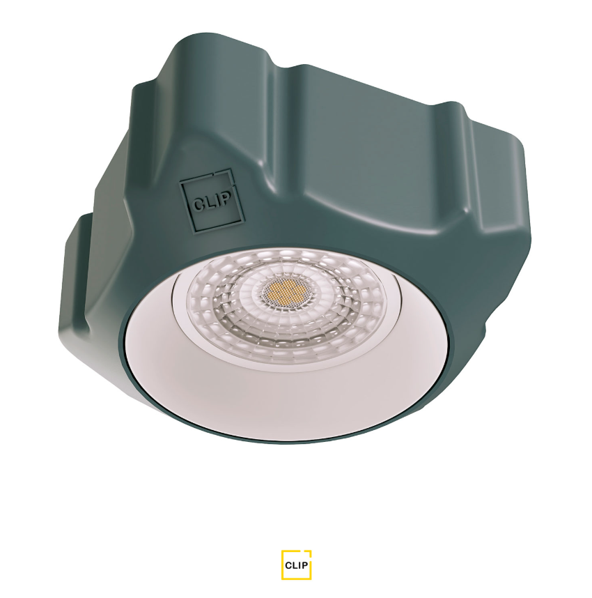 Светильник безрамный круглый для ткань/ПВХ Clip 1шт белый 7W 4К 00022