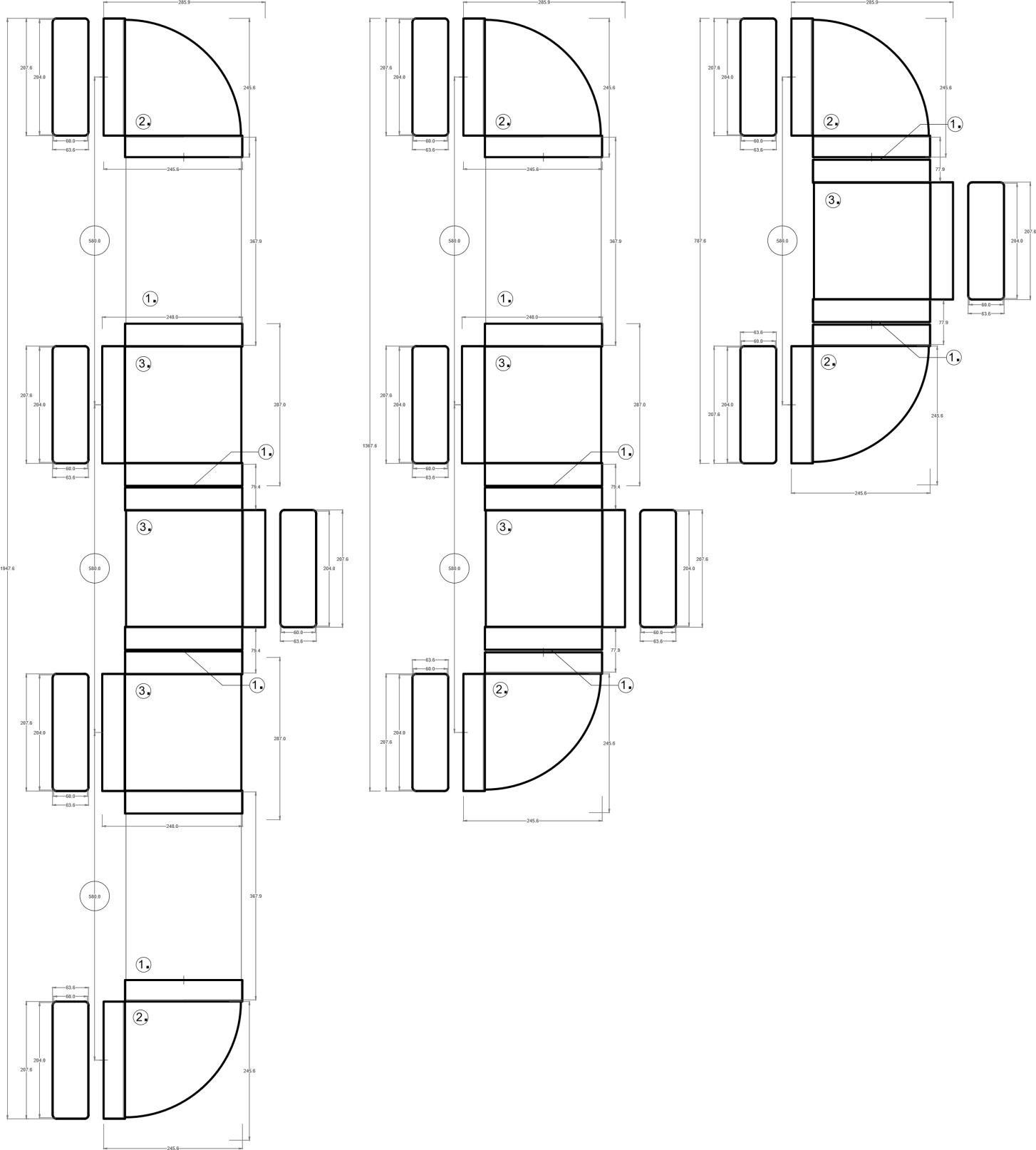 Щелевой диффузор OPTIMА 1000, черный