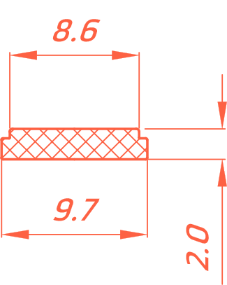 Вставка Flexy 10 Мм- Pvc 10 для плинтуса