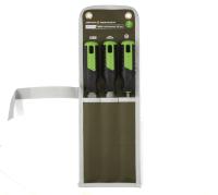 Набор напильников №2 200 мм 3 шт плоский,полукруглый,круглый ДелоТехники 253723