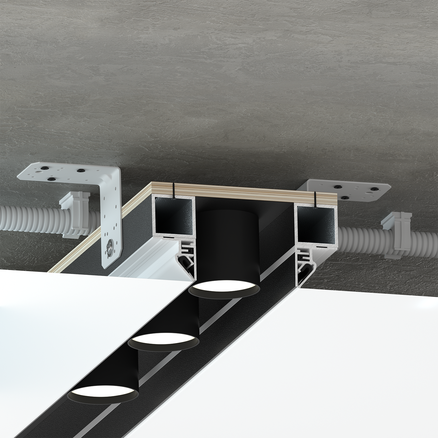 Конструкционный профиль АТОМ белый