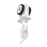 Бегунок для карниза Slott Parsek белый 61.6.3