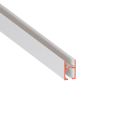 Однорядный карнизный профиль для установки штор и гардин Flexy SHTORKA  2м белый 10175Б