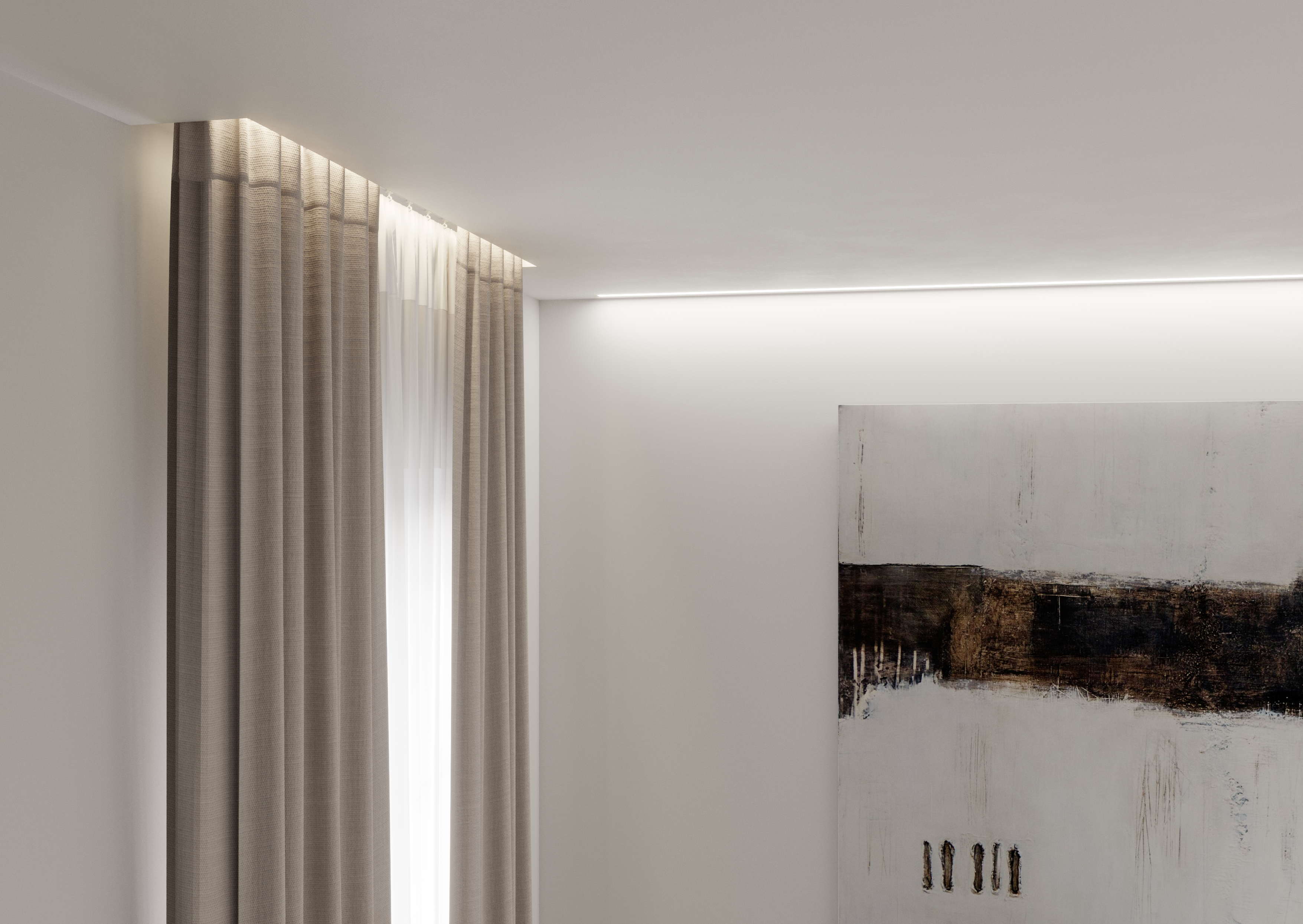 Карниз Slott-Parsek 2.0  2м, черный 61.1.2