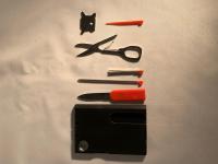 Нож многофункциональный 6 предметов черный корпус SHADOOF SH-2226