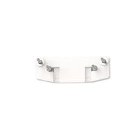 Торцевая заглушка SLIM Road 01 белая 1шт 71.32.3