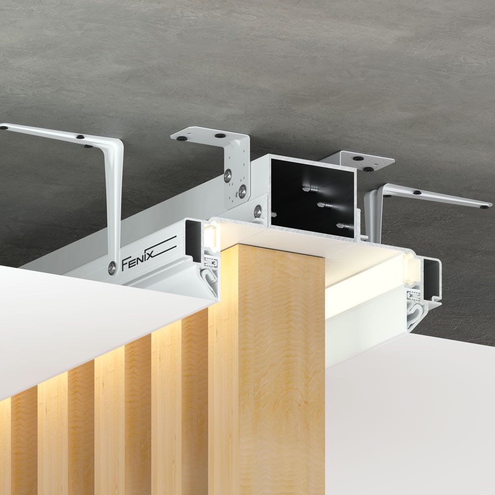 Парящий профиль для интерьерной подсветки FENIX 2.0 белый
