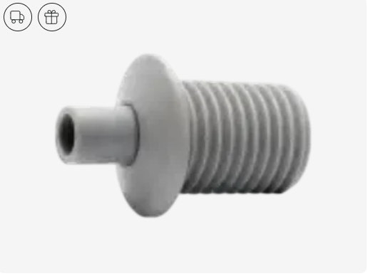 Цанговый зажим Clip металлический для провода белый комп.5 шт 00122