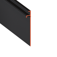 Профиль с подсветкой для плинтуса Flexy Gips Plintus 01 черный 2м 9333Ч