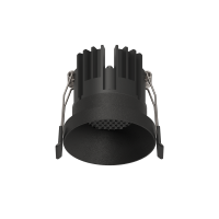 Точечный светильник POINTS COIN M LED 220В 8Вт 3000К CRI90 36° NO-DIM угольно-черный 26.101.2