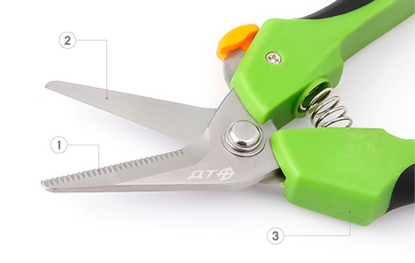 Ножницы универсальные изогнутые 185мм ДелоТехники 1шт 463290 