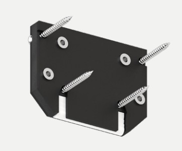 Торцевая заглушка SLOTT Canyon черная 1шт 57.4.2