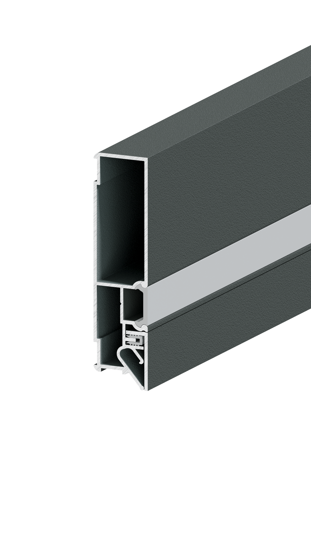 Парящий профиль FOTON 100 черный 2м 2477