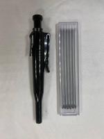 Строительный карандаш набор-точилка, стрежни, черный корпус ПУМ 1шт СК-2250