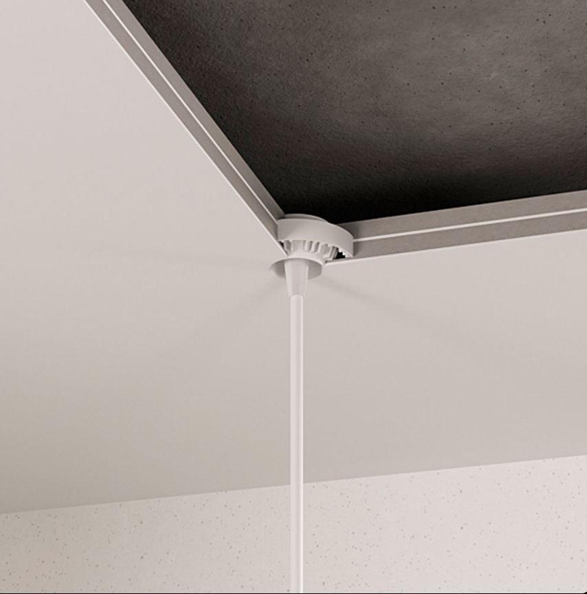 Вывод провода для потолков из ГКЛ Clip белый 1шт 00060